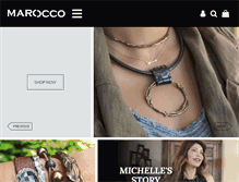 Tablet Screenshot of michellemarocco.com